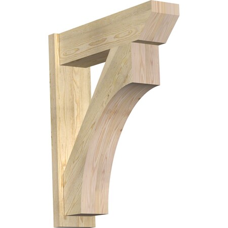 Ekena Millwork Westlake Slat Rough Sawn Outlooker, Douglas Fir, 8"W x 30"D x 36"H OUT08X30X36WTL06RDF